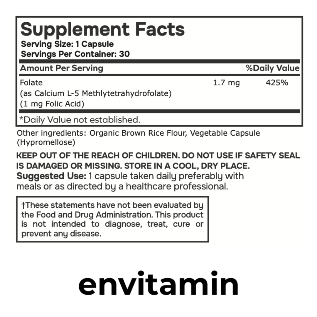 1mg Methylfolate