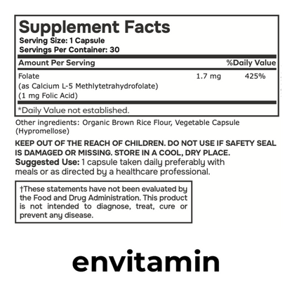 1mg Methylfolate
